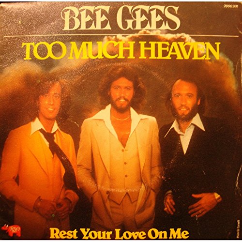 Bee Gees Too Much Heaven/rest Your Love On Me Sp 1978 Rso Vg++
