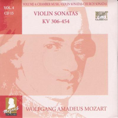 Vol 4 Cd 15 : Violin Sonatas Kv 306 - 454