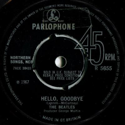 Hello Goodbye/ I Am The Walrus
