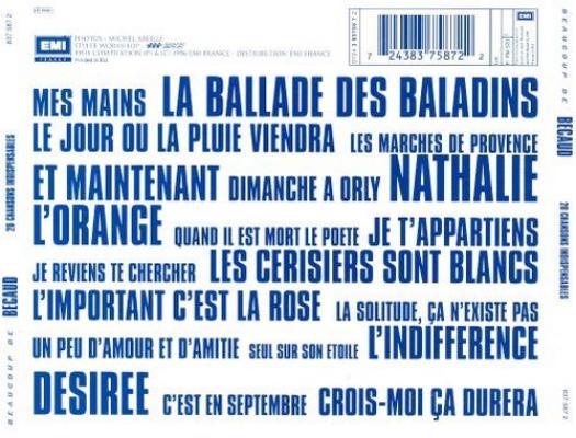 Encore Plus De De Becaud: 37 Chansons Indispensables