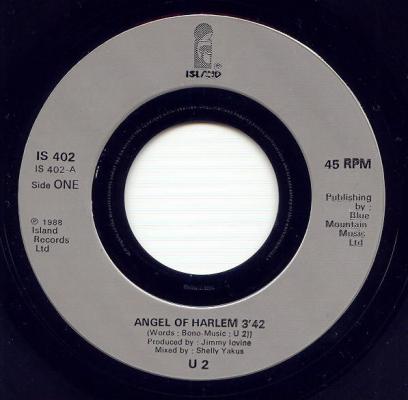 Angel Of Harlem - France - 7'' Single Promo