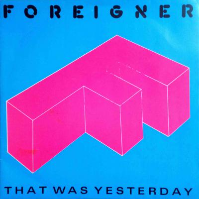 That Was Yesterday - France - 7'' Single