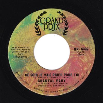 Ce Soir Je Vais Prier Pout Toi/ J'ai Trouvé L'amour