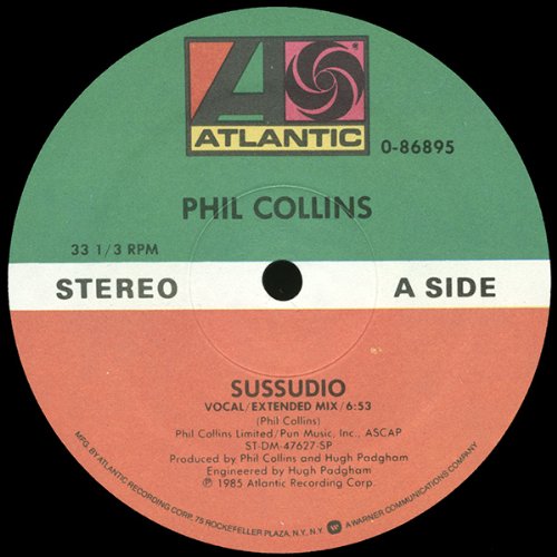Sussudio / The Man With The Horn 12