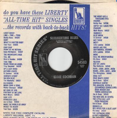 Summertime Blues / Teenage Heaven