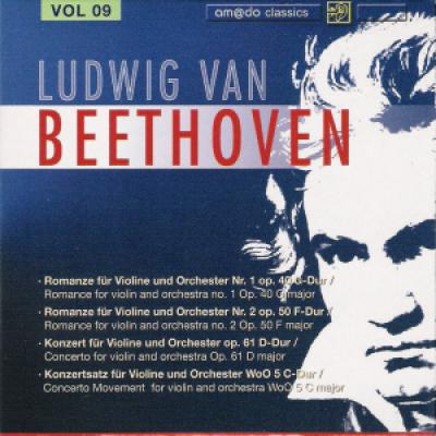 Vol 9 : Romance Violon Orchestre N°1 Op 40-n°2 Op 50 - Op 61 - Woo 5c