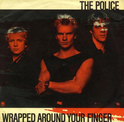 Wrapped Around Your Finger - Spain - 7'' Single Red Sleeve