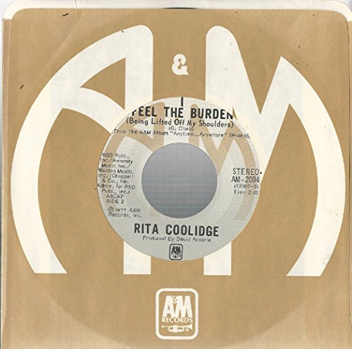 Rita Coolidge: I Feel The Burden / The Way You Do The Things You Do 7 45 Vg++