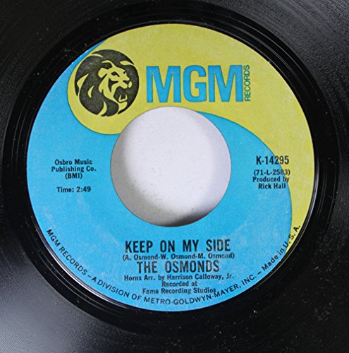 The Osmonds 45 Rpm Keep On My Side / Yo-yo