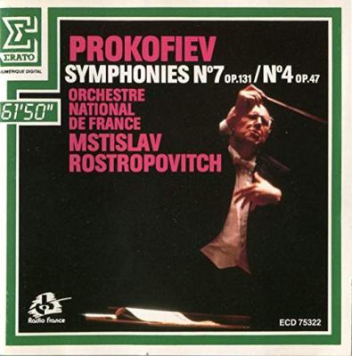 Symphonies N°7 Op.131/n°4 Op.47