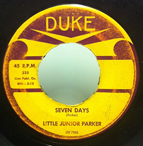 Little Junior Parker Driving Wheel / Seven Days 45 Rpm Single