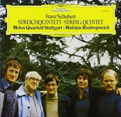 Quintette En Ut Majeur, D. 956 Quatuor Melos, Stuttgart - Mstislav Rostropovitch