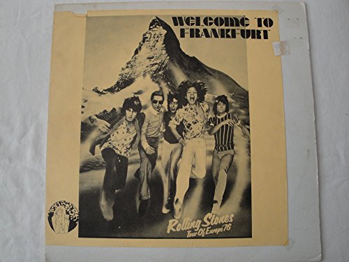 Rare The Rolling Stones Welcome To Frankfurt Europe '76 Blue & White Splatter Lp Takrl Tmoq Imp