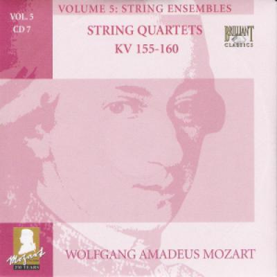 Vol 5 Cd 7 : String Quartets Kv 155-160
