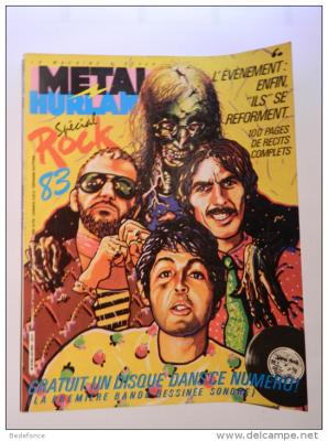 Métal Hurlant Spécial Rock 1983