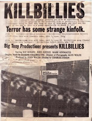 Terror Has Some Strange Kinfolk - Killbillies Soundtracks