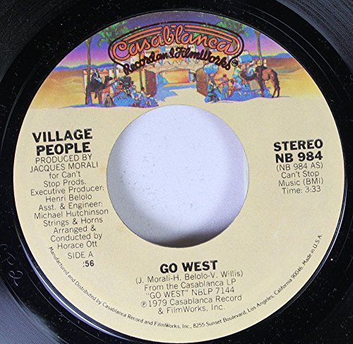 Village People 45 Rpm Go West / Citizens Of The World