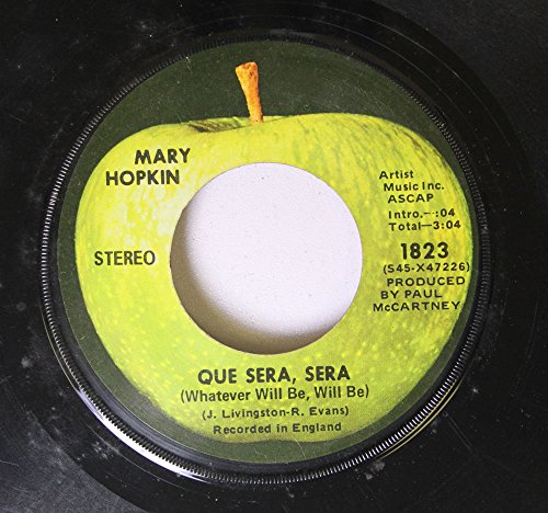 Mary Hopkin 45 Rpm Que Sera, Sera