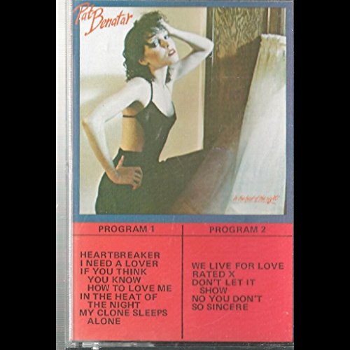 Pat Benatar: In The Heat Of The Night Cassette Nm Canada Chrysalis Cch-1236