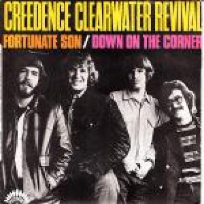 Fortunate Son / Down On The Corner 45 Rpm Single