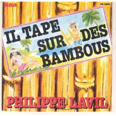 Il Tape Sur Des Bambous