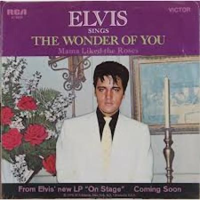 The Wonder Of You / Mama Liked The Roses 45 Rpm Single