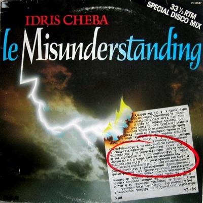 Le Misunderstanding