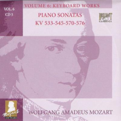 Vol6 Cd 5 : Piano Sonatas Kv 533-545-570-576