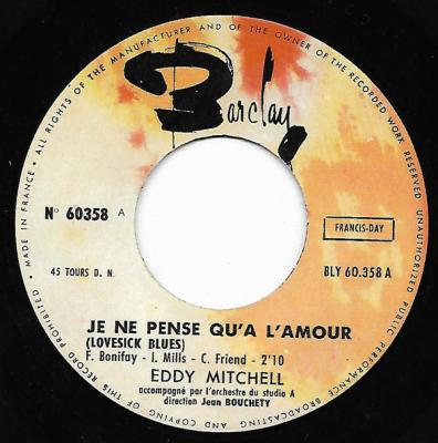 Je Ne Pense Qu'à L'amour