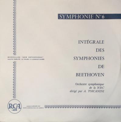 Symphonies N° 6 Orchestre Symphonique De La Nbc Dirigé Par A. Toscanini