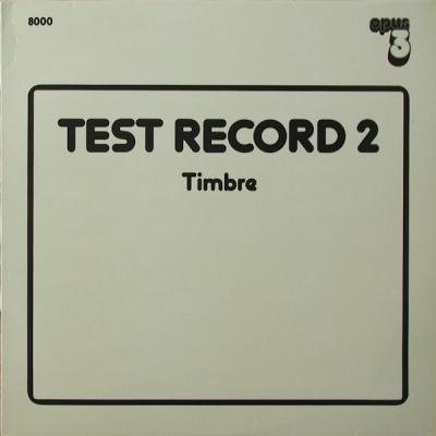 Test Record 2: Timbre
