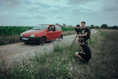 Dokumentární foto z natáčení filmu Stanislav