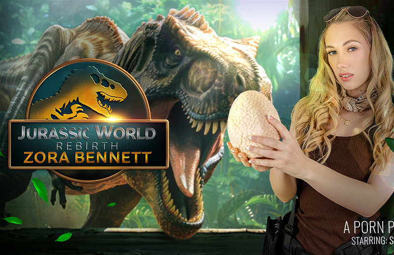Watch vrconk-featured-jurassic-world-rebirth-zora-bennett-a-porn-parody