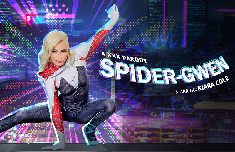 Watch Kiara Cole in “Spider-Gwen (A Porn Parody)” VR Porn Video