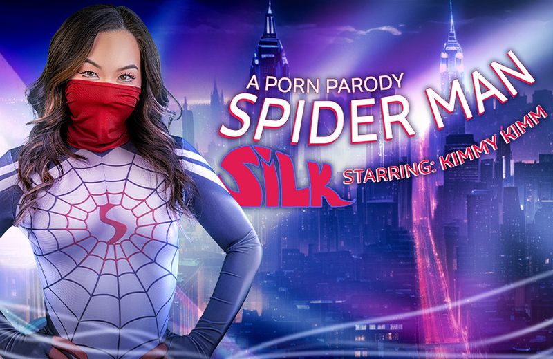 Watch Kimmy Kimm In “Spider-Man: Silk (A Porn Parody)” VR Porn Video