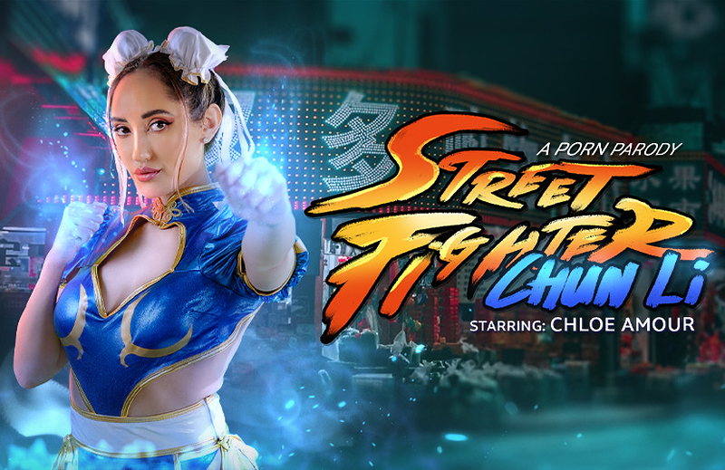 Watch Chloe Amour in “Street Fighter: Chun Li (A Porn Parody)” VR Porn Video