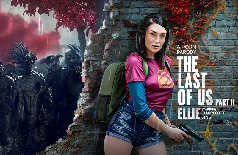 Watch Charlotte Sins in “The Last of Us Part II: Ellie (A Porn Parody)” VR Porn Video