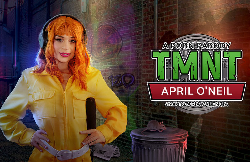 Watch Aria Valencia in “TMNT: April O’Neil (A Porn Parody)” VR Porn Video