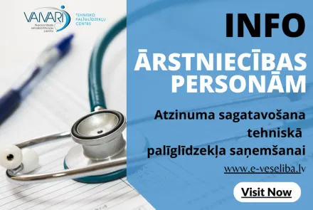 ATGĀDINĀJUMS! Izmaiņas ārstniecības personas izrakstīta ATZINUMA iesniegšanas kārtībā