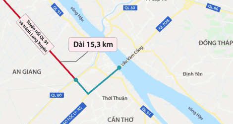 Dự án tuyến nối QL 91 và tuyến tránh Long Xuyên chọn thầu theo tiêu chí của ADB 5 Dự án tuyến nối QL 91 và tuyến tránh Long Xuyên chọn thầu theo tiêu chí của ADB