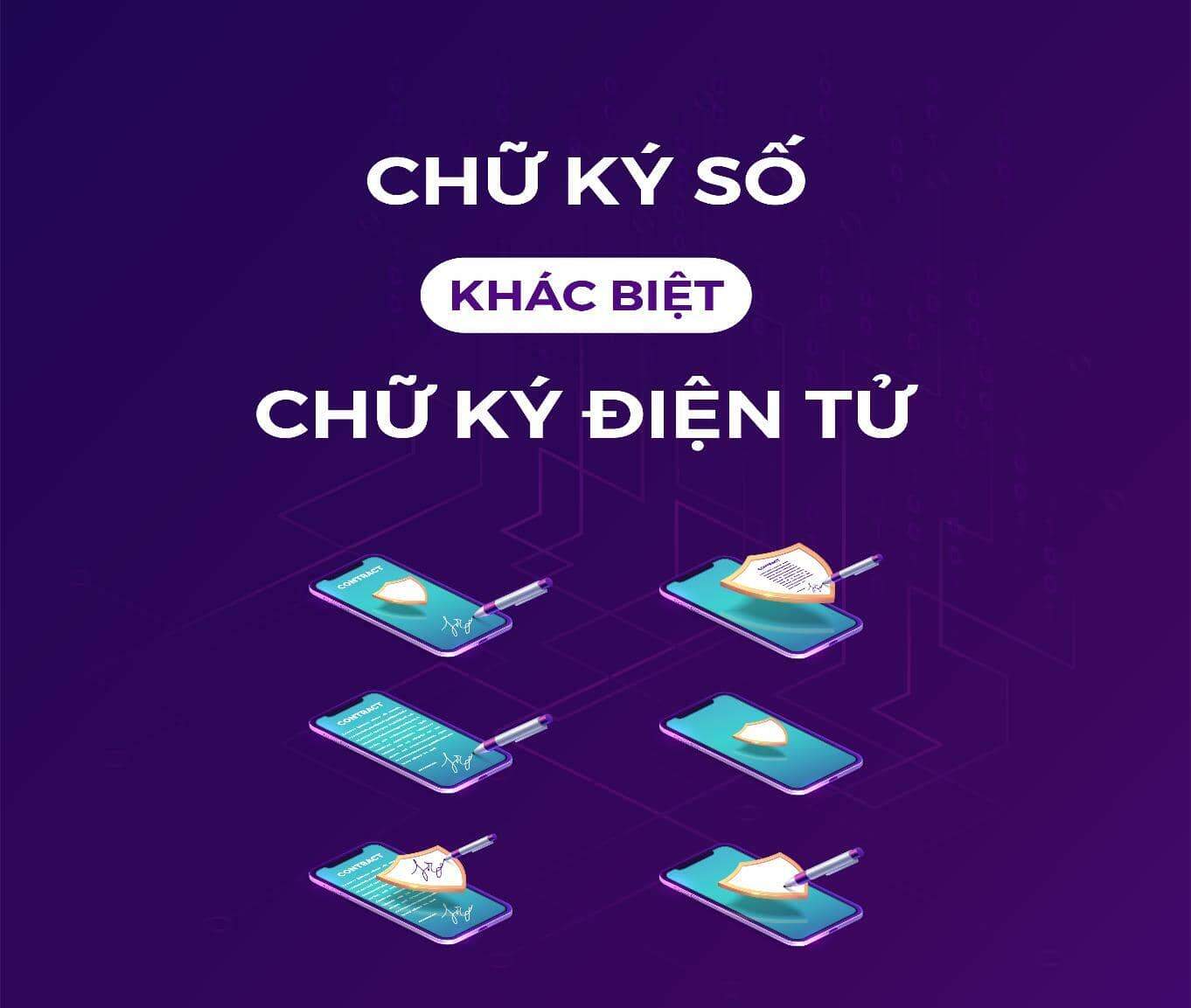 Chữ ký số khác biệt chữ ký điện tử
