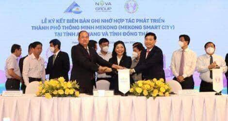 Đồng Tháp và Novaland triển khai đầu tư 4 dự án trong chuỗi Mekong Smart City