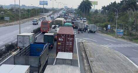 Hải Dương đẩy nhanh tiến độ thi công khe co giãn cầu Phú Lương trên QL5