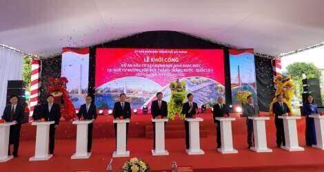 Hải Phòng khởi công dự án đầu tư xây nút giao thông khác mức hơn 688 tỷ đồng