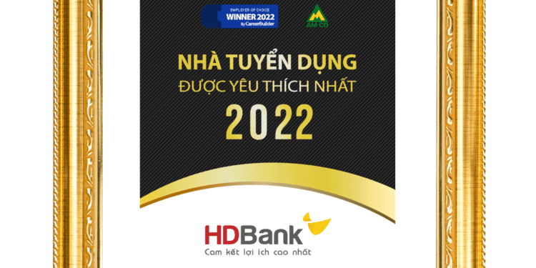 HDBank được vinh danh Top 1 Nhà tuyển dụng được yêu thích nhất trên thị trường 1 HDBank được vinh danh Top 1 Nhà tuyển dụng được yêu thích nhất trên thị trường