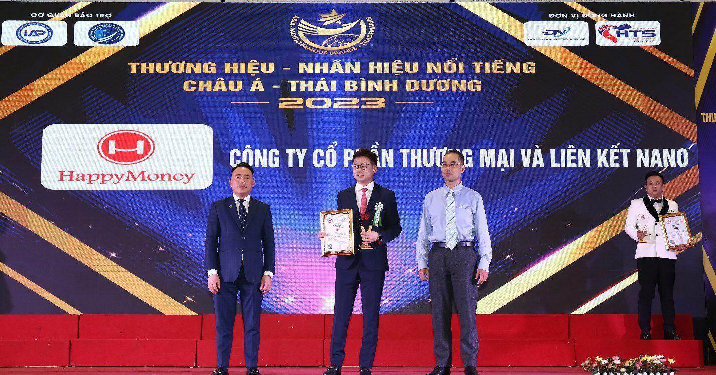 Happy Money nhận giải thưởng TOP 10 Thương hiệu nổi tiếng Châu Á 4 Happy Money nhận giải thưởng TOP 10 Thương hiệu nổi tiếng Châu Á