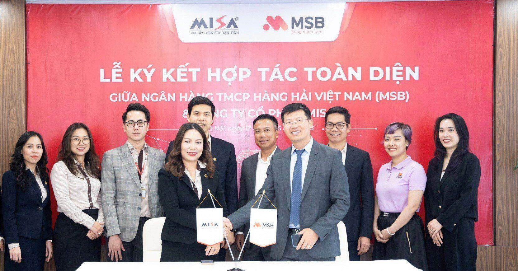 MSB ký kết hợp tác toàn diện cùng MISA triển khai giải pháp tài chính số cho doanh nghiệp