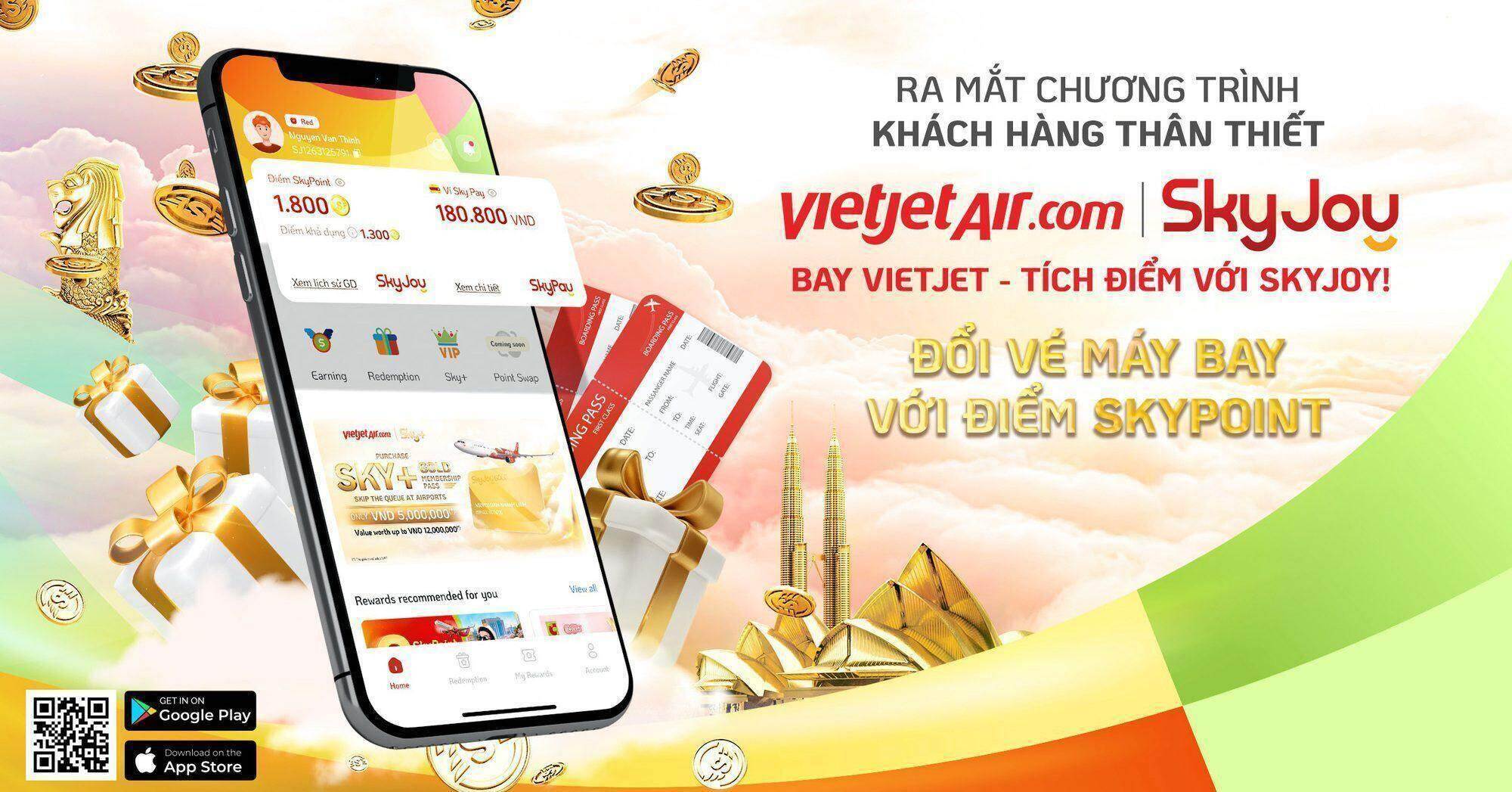 Trải nghiệm phong cách sống không giới hạn với Chương trình Khách hàng thân thiết Vietjet SkyJoy