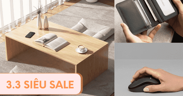 Ưu đãi hàng hiệu giảm 50% với ‘3.3 Siêu Sale’ trên Shopee