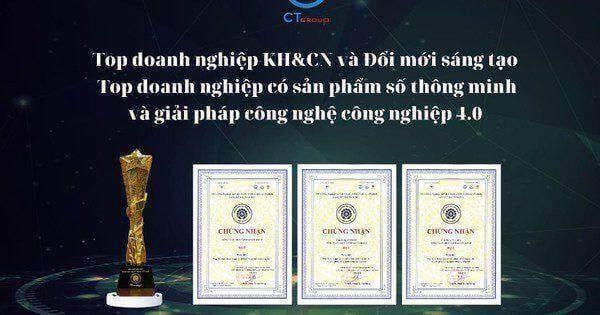 CT Group được vinh danh Top doanh nghiệp Khoa học và Công nghệ tiêu biểu đổi mới sáng tạo